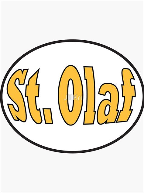 "St. Olaf College Logo" Sticker by JillKri | Redbubble