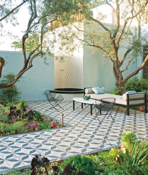 The New Outdoor Rug: Perfect Patterns for Tile Patios - Gardenista