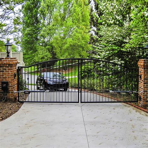 New Driveway Gate Openers For Sale | Metal driveway gates, Farm gate entrance, Driveway gate