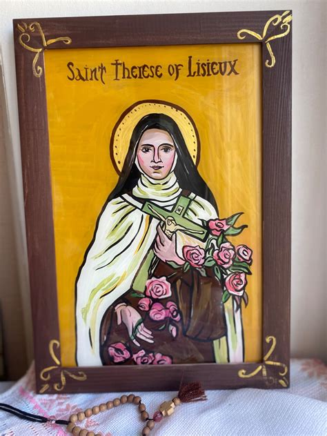 Saint Therese of Lisieux Icon Saint Teresa the Little - Etsy