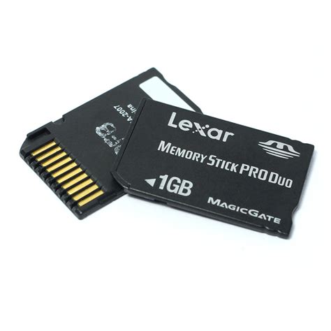 Lexar 1GB Memory Stick PRO Duo PSP Memory Card Magic Gate Ms PRO Duo ...