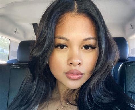 Chris Brown's Baby Mama, Ammika Harris, Flaunts Angel Wings Tattoos In Bathing Suit Photos And ...