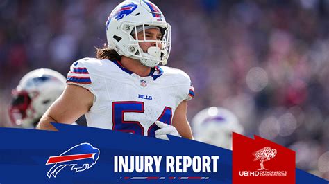 Bills injury report at Bengals | Week 9 SNF