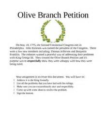 The Olive Branch Petition Project by Dan Hemdal | TpT