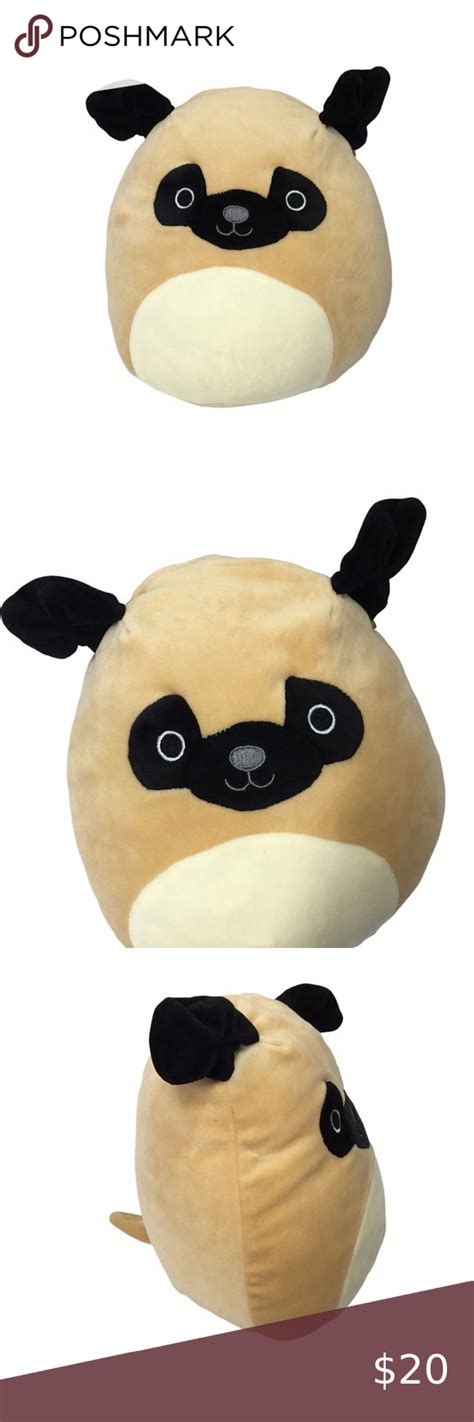 Squishmallows Prince Pug Dog Kellytoy Plush Stuffed Soft Squishmallow Puppy | Pug dog, Puppies, Pugs