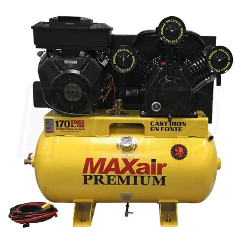 MAXair 18G55TRKE-H-MAP 18-HP 55-Gallon Truck Mount Air Compressor w ...