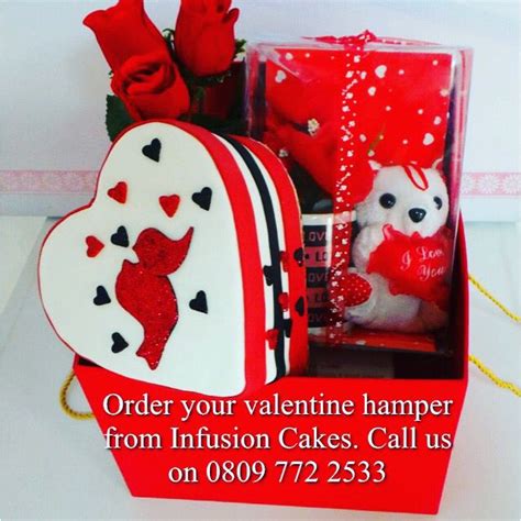 Valentine hamper idea | Cake design, Valentine, Cake designs