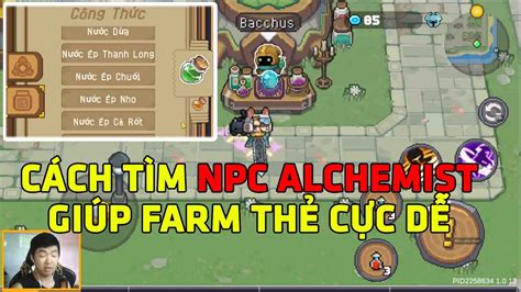 Cách Tìm NPC ALCHEMIST Chế Thuốc Farm Thẻ | Soul Knight Prequel - YouTube