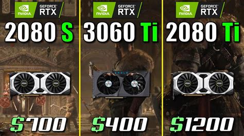 RTX 3060 Ti vs. RTX 2080 Super vs. RTX 2080 Ti - YouTube