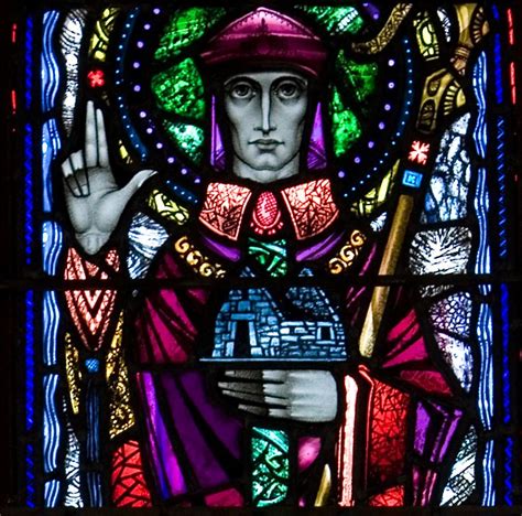 Detail from Harry Clarke stained-glass window in the Catholic church, Inishmeain. | Stained ...