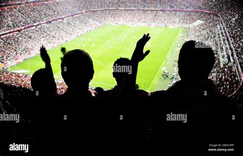 soccer fans stadium Stock Photo - Alamy