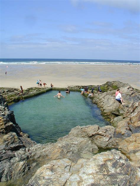 pool | Natural & augmented rockpool at Perranporth Cornwall … | Flickr