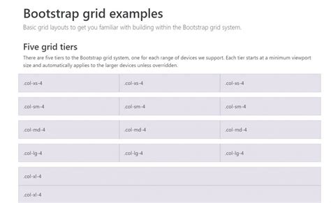 18+ Bootstrap Grid System Examples - OnAirCode