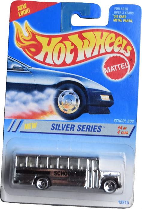 Amazon.com: Hot Wheels School Bus, Silver Series 4/4 : Toys & Games