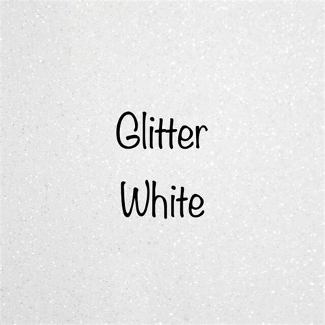 Siser Glitter HTV White – Craft Enablers