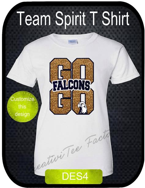 Custom Apparel Team Spirit Football T Shirt DES4