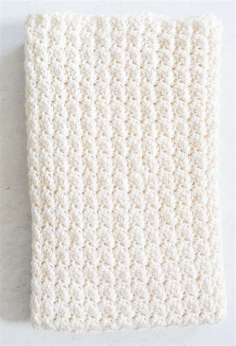 Cotton Blanket Crochet Pattern – Mama In A Stitch