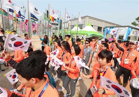 Nine nations enter athletes' village in Gwangju - Gangnam.com