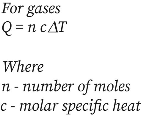 Molar Specific Heat | bartleby