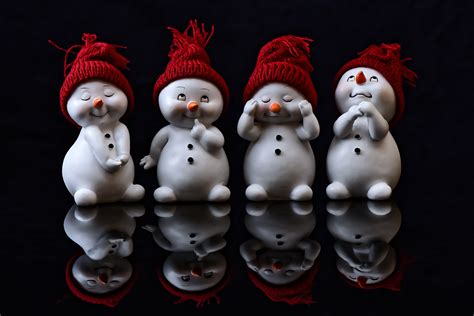 Snowman Christmas Desktop Wallpapers - Wallpaper Cave