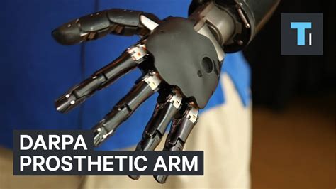 DARPA prosthetic arm - YouTube