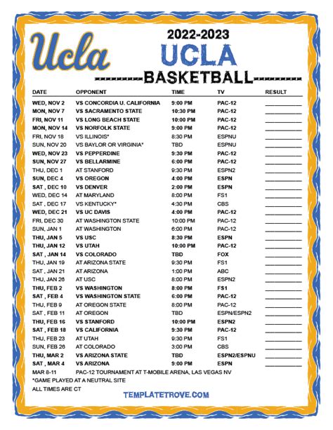 Ucla Bruins Football Schedule 2024 - Caresa Sisile