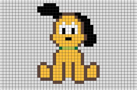 Pluto Pixel Art | Easy pixel art, Minecraft pixel art, Pixel art grid