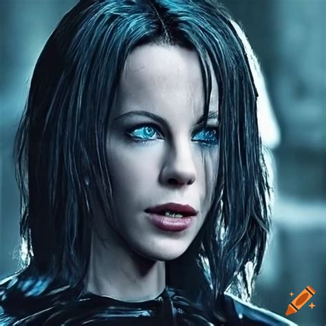 Beautiful actress as a vampire in underworld on Craiyon