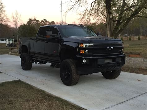 2016 2500HD 6.6L Z71 4x4 Midnight Edition Silverado Custom | Chevy trucks silverado, Chevy ...