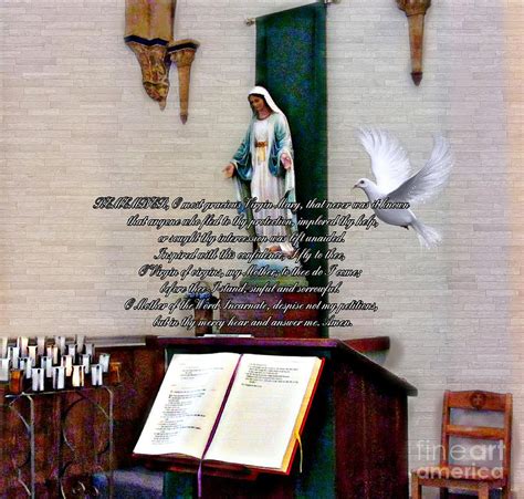 The Memorare Digital Art by Elizabeth Duggan - Pixels