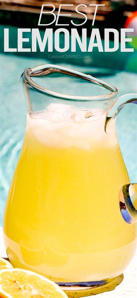 Fresh Lemonade Recipe - Carlsbad Cravings