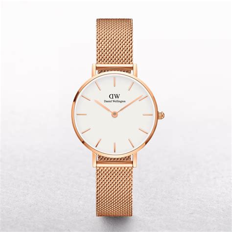 Ladies Daniel Wellington Petite Melrose White Dial Watch