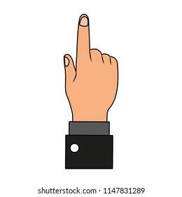 Hand Pointing Stock Vector (Royalty Free) 1147831289 | Shutterstock