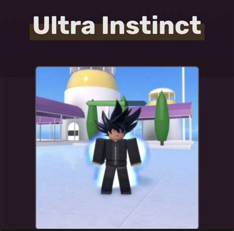 Ultra Instinct Scroll Ui Dragon Blox Roblox | eBay