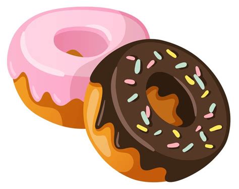 two donuts with pink frosting and sprinkles