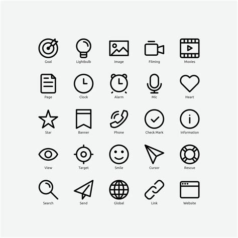 Resume Icons in Vector and PNG - Etsy