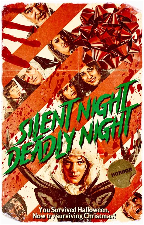 Silent Night Deadly Night retro Poster - Etsy