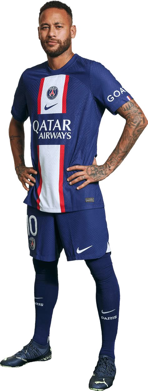 Neymar Paris Saint-Germain football render - FootyRenders