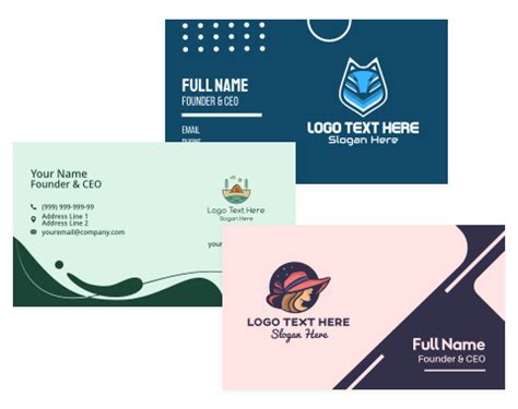 Templates Business Cards