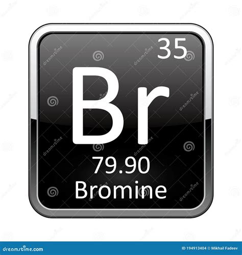 Bromine Symbol Hexagon Frame Stock Photography | CartoonDealer.com ...