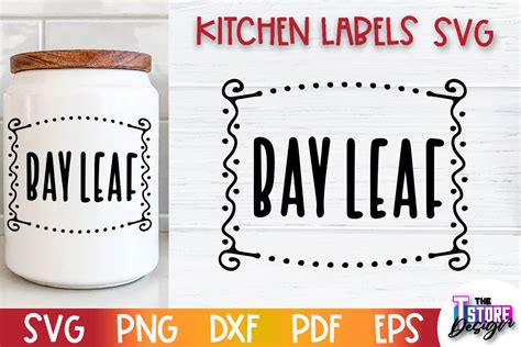 Kitchen Label SVG | Kitchen Decoration Graphic by The T Store Design · Creative Fabrica