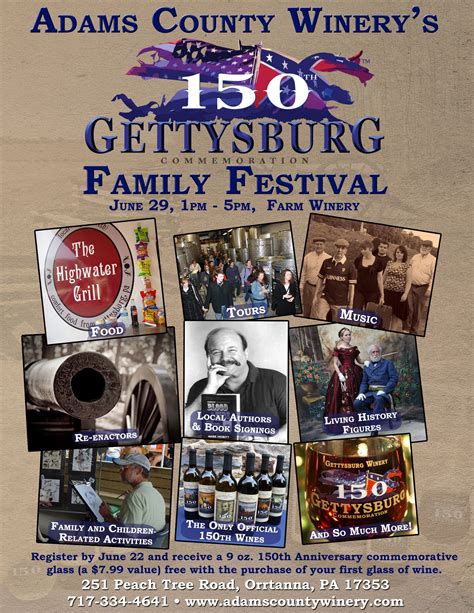 Our 150th Gettysburg Event, June 29 2013 | Family festival, Festival, Adams county winery
