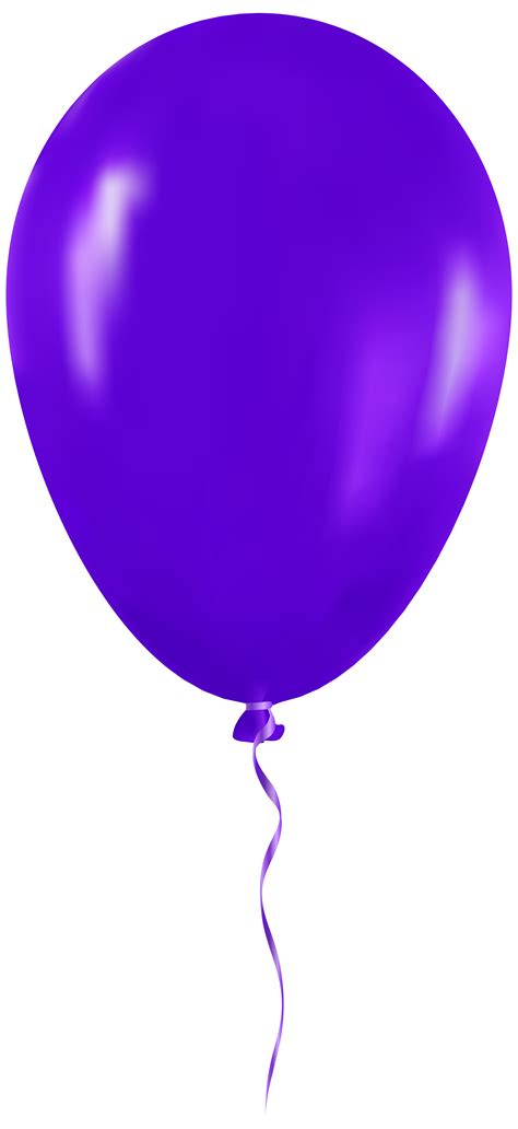 Purple Balloon PNG Clip Art - Best WEB Clipart