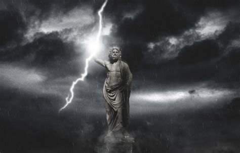 Zeus Statue Wallpaper