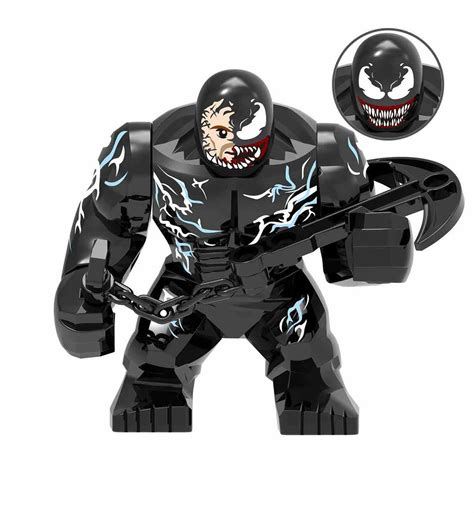 Custom Marvel Venom Big Figure Lego Super Hero Compatible