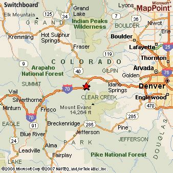 Where is Georgetown, Colorado? see area map & more