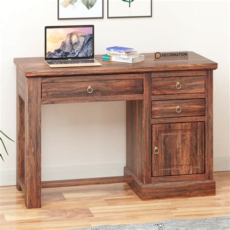 Get 20% Off on DecorNation Oliver Wooden Computer Table with Drawers