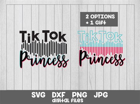 Tik Tok Princess Svg Tiktok Princess Svg Tik Tok Svg Tiktok - Etsy Denmark