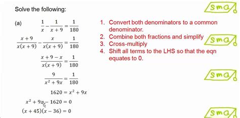 How To Solve Quadratic Equations With Fractions - Tessshebaylo