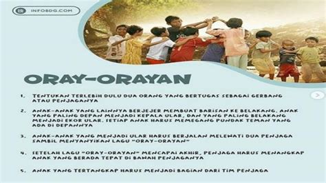 Lirik Lagu Oray-orayan, Lagu Pengiring Anak-Anak Bermain